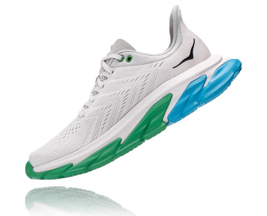 Hoka Australia One One Clifton Edge - Mens Running Shoes White - RYFON-6920